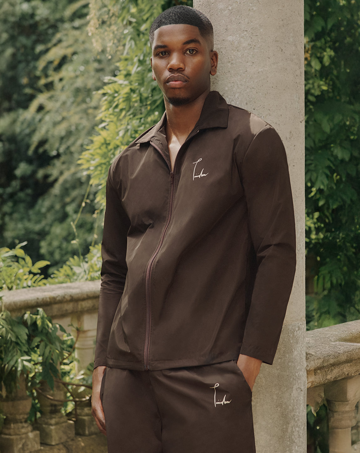 Chocolate Signature Coach Jacket