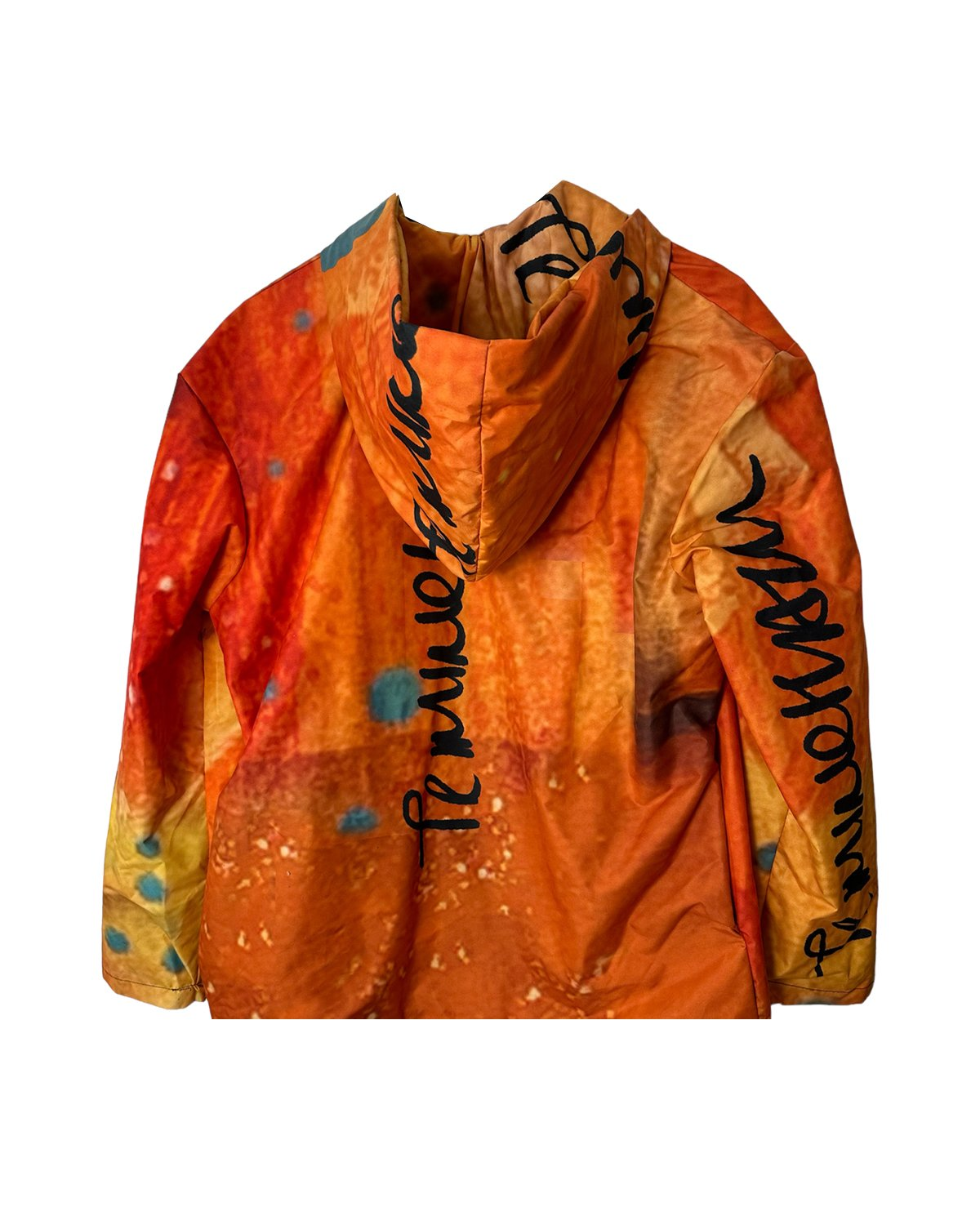 Burnt Graphic Windbreaker