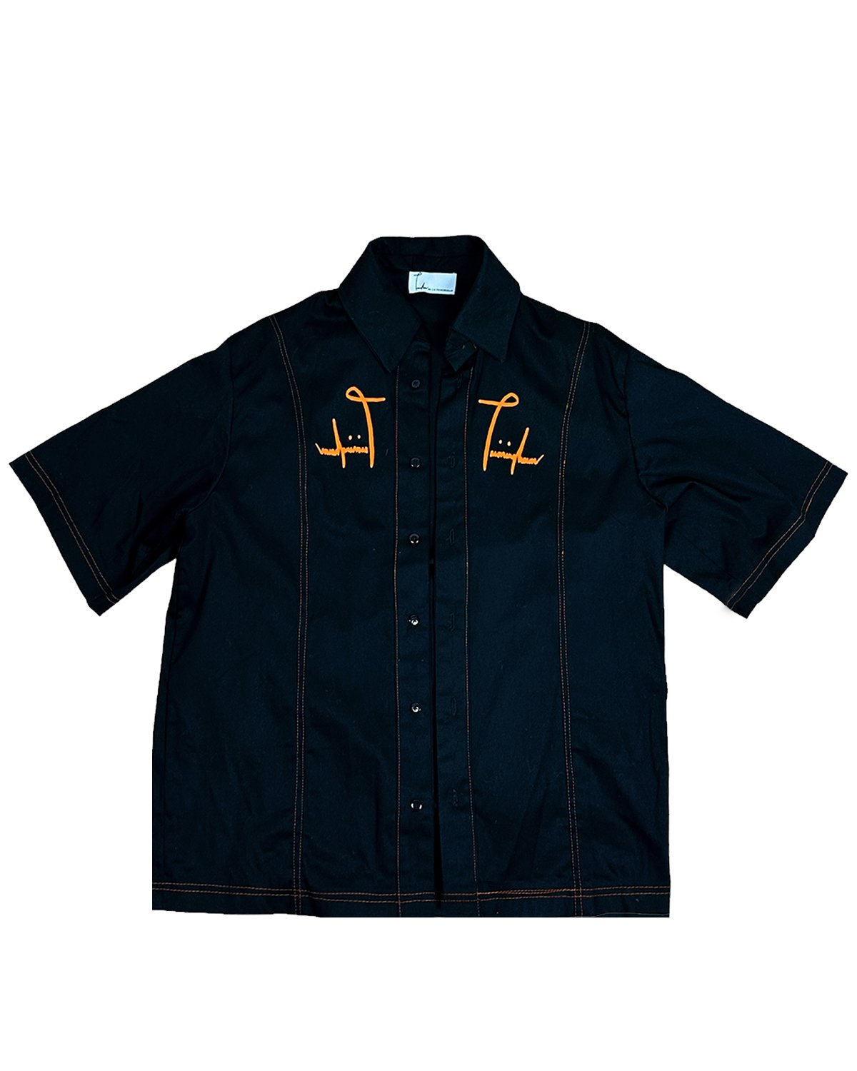 Contrast Stitch Parallel Shirt
