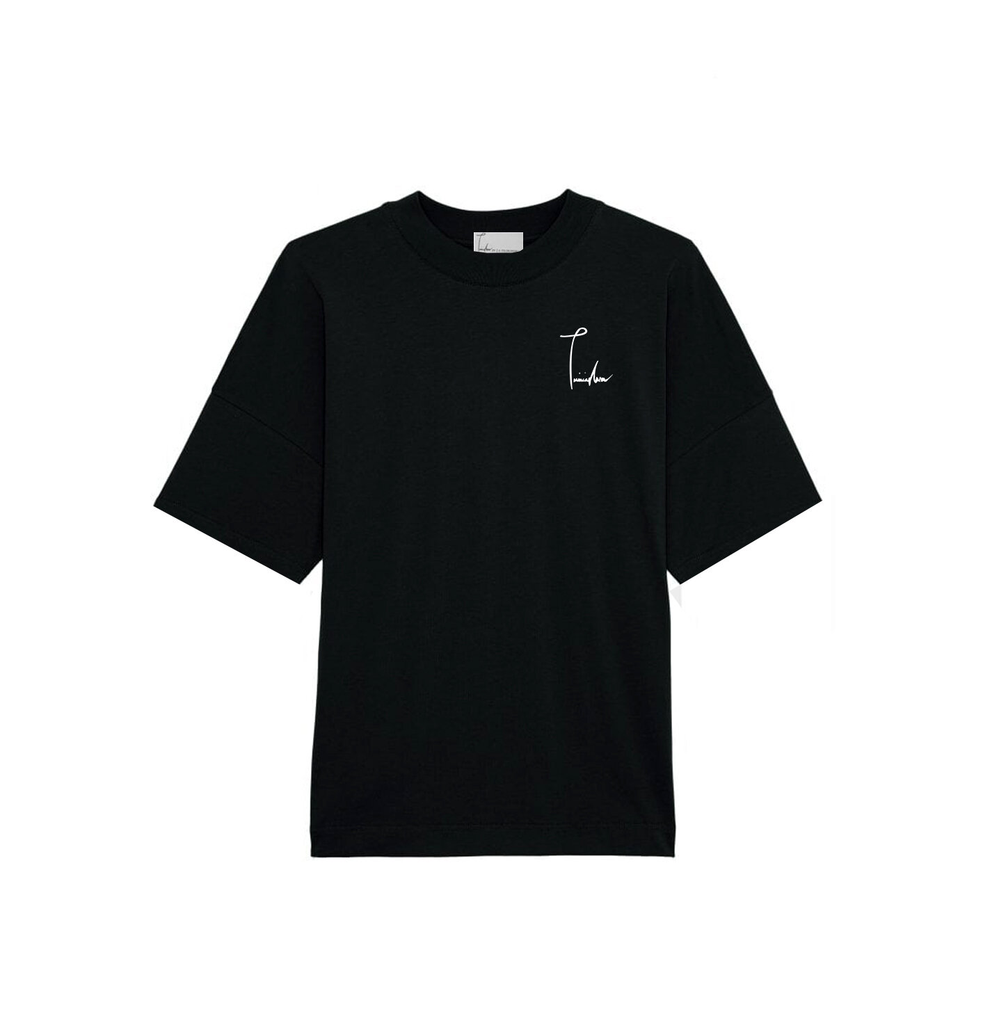 High Collar Trimingham Signature T-shirt Black